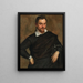 Ritratto di un nobile - Jacopo Palma il Giovane — quadro incorniciato alla parete