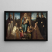 Il Doge Alvise Mocenigo e la sua famiglia davanti alla Vergine con Bambino - Jacopo Tintoretto — quadro incorniciato alla parete