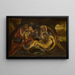Die Klage über den toten Christus - Jacopo Tintoretto — gerahmtes Bild an der Wand