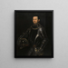 Portrait eines jungen bärtigen Mannes - Jacopo Tintoretto — gerahmtes Bild an der Wand