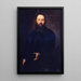 Portrait d'un gentilhomme - Jacopo Tintoretto — quadro incorniciato alla parete