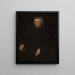 Portrait eines Mannes (Kasuskonflikt) - Jacopo Tintoretto — gerahmtes Bild an der Wand