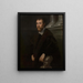 Portrait des Humanisten Giovanni Paolo Cornaro - Jacopo Tintoretto — gerahmtes Bild an der Wand