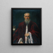 Portrait des Ankläger Alessandro Gritti - Jacopo Tintoretto — gerahmtes Bild an der Wand