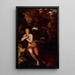 La Madeleine dans le désert - Jacopo Tintoretto — gerahmtes Bild an der Wand
