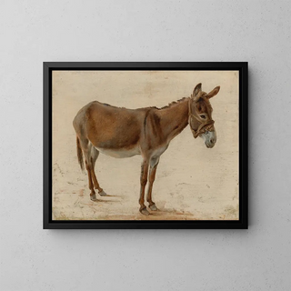 JacquesLaurent Agasse - A Donkey.webp