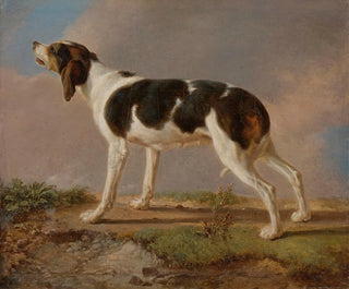 JacquesLaurent Agasse - A Hunting Dog.webp