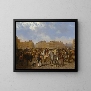 JacquesLaurent Agasse - Old Smithfield Market.webp