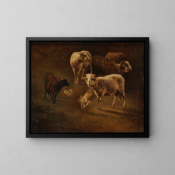Bliers - Jacques-Raymond Brascassat — quadro incorniciato alla parete