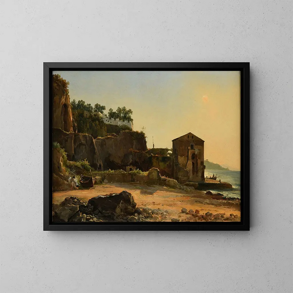 Bord de mer - Jacques-Raymond Brascassat — quadro incorniciato alla parete