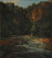 Cascade et rochers - Jacques-Raymond Brascassat — artwork view