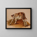 Junges Kalb - Jacques-Raymond Brascassat — gerahmtes Bild an der Wand