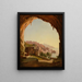 Les monastères - Jacques-Raymond Brascassat — framed artwork on a wall