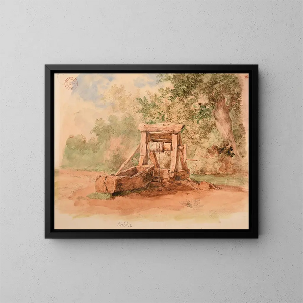Puits - Jacques-Raymond Brascassat — quadro incorniciato alla parete
