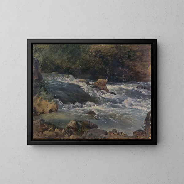 Torrent - Jacques-Raymond Brascassat — quadro incorniciato alla parete