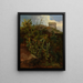 Tour et cactus - Jacques-Raymond Brascassat — framed artwork on a wall