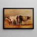 Studio di mucca - Jacques-Raymond Brascassat — quadro incorniciato alla parete