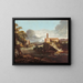 Felsiges Tal - Jacques Courtois — gerahmtes Bild an der Wand