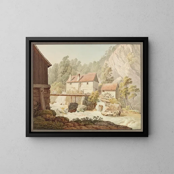 Moulin des Roches - Jacques Henri Juillerat — gerahmtes Bild an der Wand