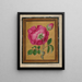 Stampe d'arte di fiori, farfalle e insetti Pl3 - Jacques Le Moyne de Morgues — quadro incorniciato alla parete