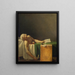 Marat assassinato - Jacques Louis David — quadro incorniciato alla parete