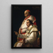 Portrait du pape Pie VII et du cardinal Caprara - Jacques Louis David — quadro incorniciato alla parete