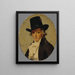 Portrait des Schwagers von Pierre Sériziat David - Jacques Louis David — gerahmtes Bild an der Wand