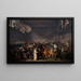 Il giuramento del gioco della palla del 20 giugno 1789 - Jacques Louis David — quadro incorniciato alla parete