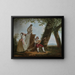 Serenata in un paesaggio di parco romano - Jacques Sablet — quadro incorniciato alla parete