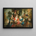 Konzert in einem Park - Jacques Vigoureux Duplessis — gerahmtes Bild an der Wand