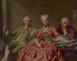 Jacques Wilbaut - Presumed Portrait of the Duc de Choiseul and Two Companions.webp