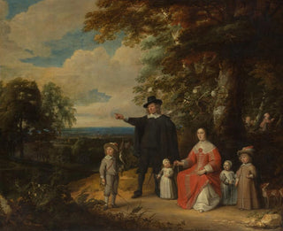 Jacques dArthois - Family Group in a Landscape.webp
