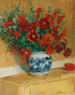 Blumenstrauß im blauen Vase - Jacques-Émile Blanche — Ansicht des Kunstwerks