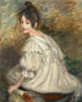 Mädchen im weißen Kleid - Jacques - Émile Blanche — Ansicht des Kunstwerks