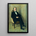 Portrait of John Lemoine - Jacques-Émile Blanche — framed artwork on a wall