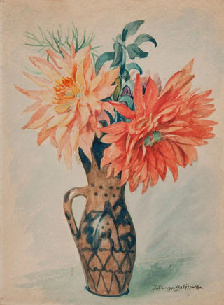 Jadwiga Gazowska - Asters in a vase.webp
