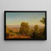 View of Turin - Jakob Alt — framed artwork on a wall