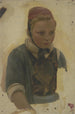 Buste einer kleinen Bäuerin - Jakob Becker — Ansicht des Kunstwerks