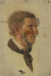 Studie eines Bauernkopfes profil - Jakob Becker — Ansicht des Kunstwerks
