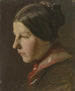 Portrait einer Bäuerin - Jakob Becker — Ansicht des Kunstwerks