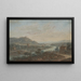 Landschaft mit dem Fluss Main - Jakob Bürgi — gerahmtes Bild an der Wand
