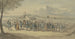 Pèlerins de Walldürn passant près de la petite ville de Höchst am Main - Jakob Fürchtegott Dielmann — artwork view