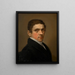 Friedrich Gauermann Künstler - Jakob Gauermann — gerahmtes Bild an der Wand