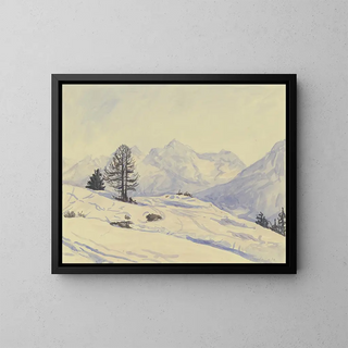 Jakob Nussbaum - Winterlandschaft Unterengadin.webp