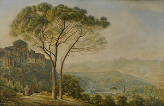 Jakob Philipp Hackert - Berglandschaft mit Pinien.webp