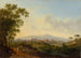 Vista sulle chiese S. Agnese fuori le mura e S. Costanza a Roma - Jakob Philipp Hackert — vista dell’opera