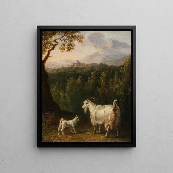 Jakob Philipp Hackert - Ziege am Bachlauf.webp
