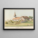 Cappelen - Jakob Samuel Weibel — gerahmtes Bild an der Wand
