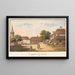Cappelen bei Aarberg - Jakob Samuel Weibel — gerahmtes Bild an der Wand