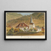 Diemtigen - Jakob Samuel Weibel — gerahmtes Bild an der Wand
